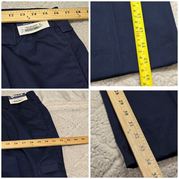 Galls Men's Navy Blue Core Civic Trouser Straight Leg Elastic Waist Size 36‎ NWT - Picture 12 of 13